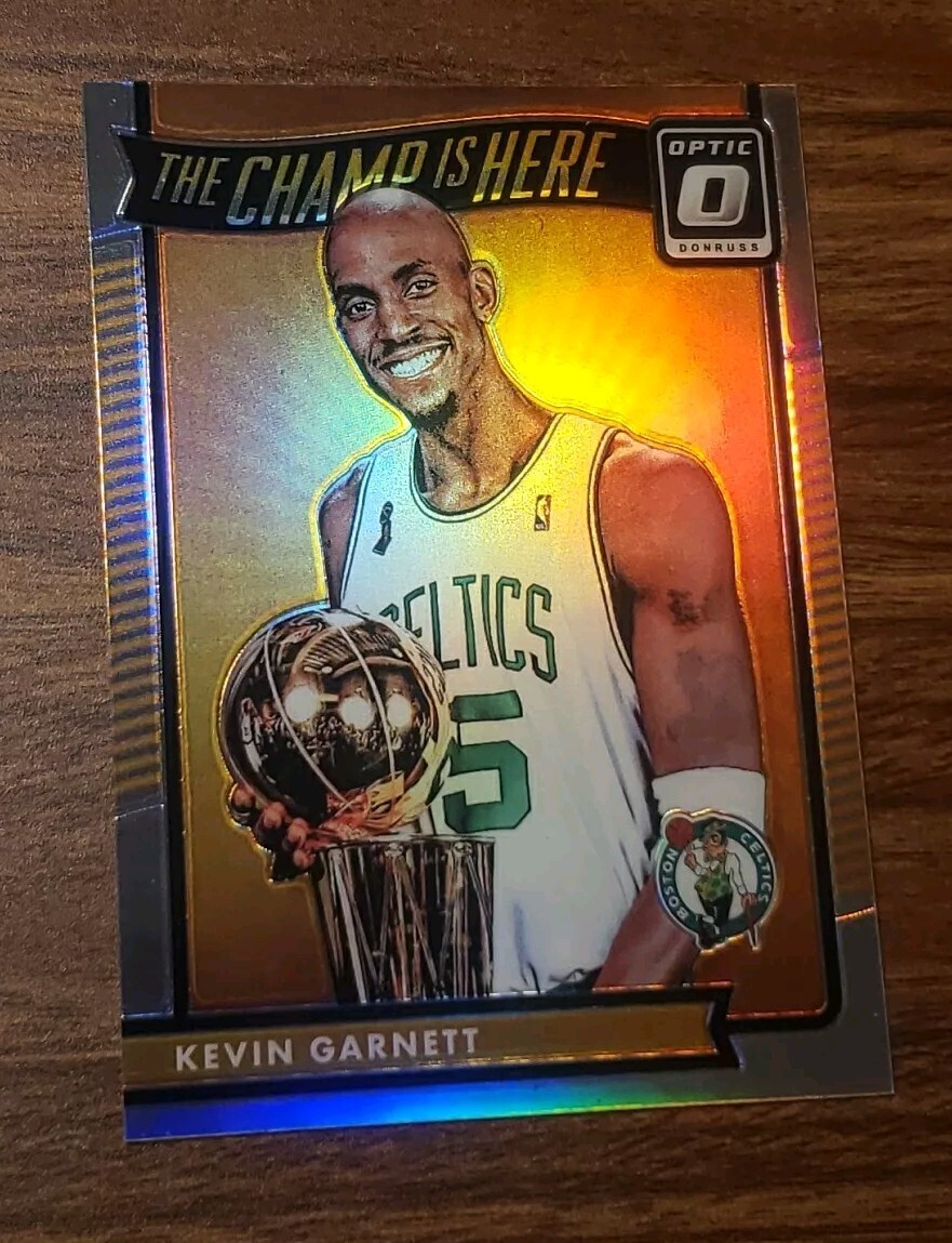 2016-17 Donruss Optic 1st Year Kevin Garnett Holo Silver Prizm The Champ Is Here