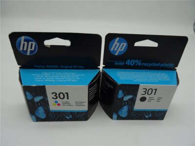 Original HP N9J72AE / 301 SET Tintenpatronen 2 Farben für HP DeskJet 1000 Series