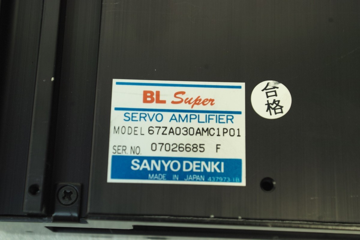 SANYO DENKI BL SUPER SERVO AMPLIFIER 67ZA030AMC1P01 FREE SANYO DENKI BL SUPER SERVO AMPLIFIER 67ZA030AMC1P01 FREE