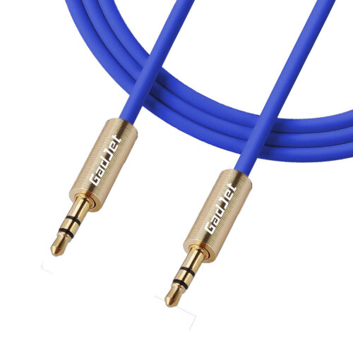 Aux Cable Audio Lead Stereo Jack To Jack 1m 3.5mm For Car & PC Christmas Gift UK - Picture 6 of 6