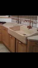 LAVELLO LAVABO LAVANDINO CUCINA  PIETRA OFFERTA  90x60x22 CREATI A MANO