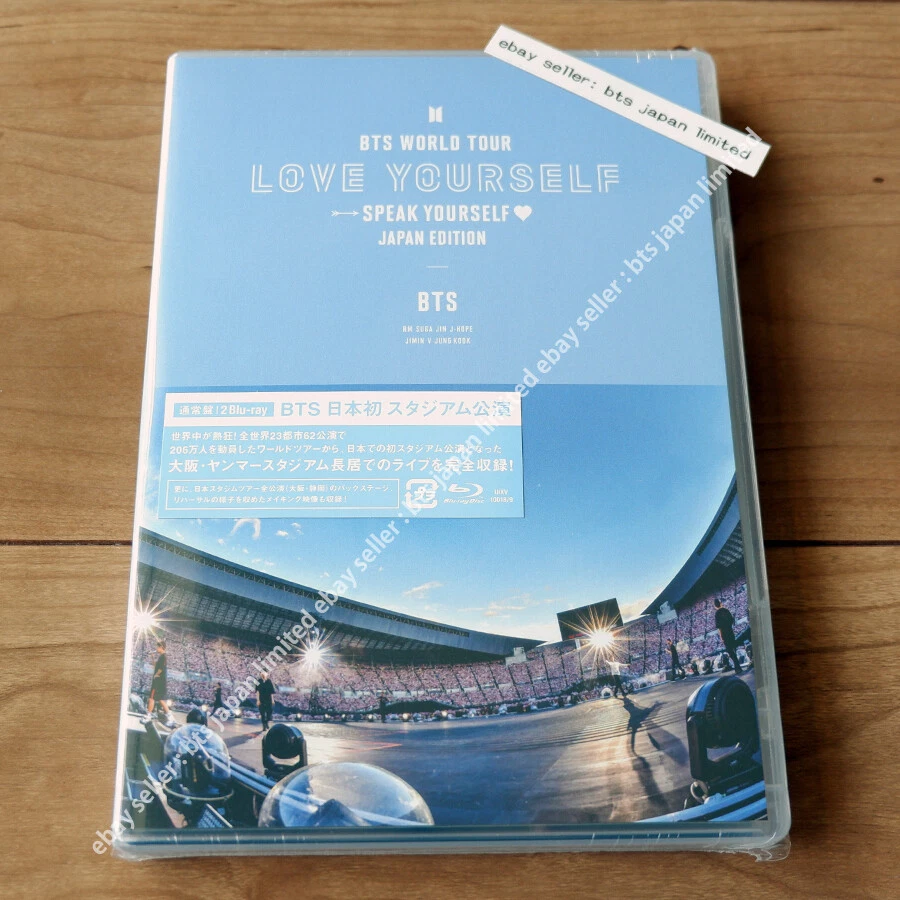 New BTS WORLD TOUR LOVE YOURSELF SPEAK YOURSELF JAPAN EDITION 2 Blu-ray  Booklet