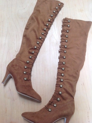 Free People Jeffrey Campbell Love Stoned Kitten Heel Battalion Boot Size 6 $298 - Picture 7 of 12