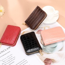 Womens Mini Purse Leather Coin Card Wallet Pouch Zipper Small Change Bag US FAST