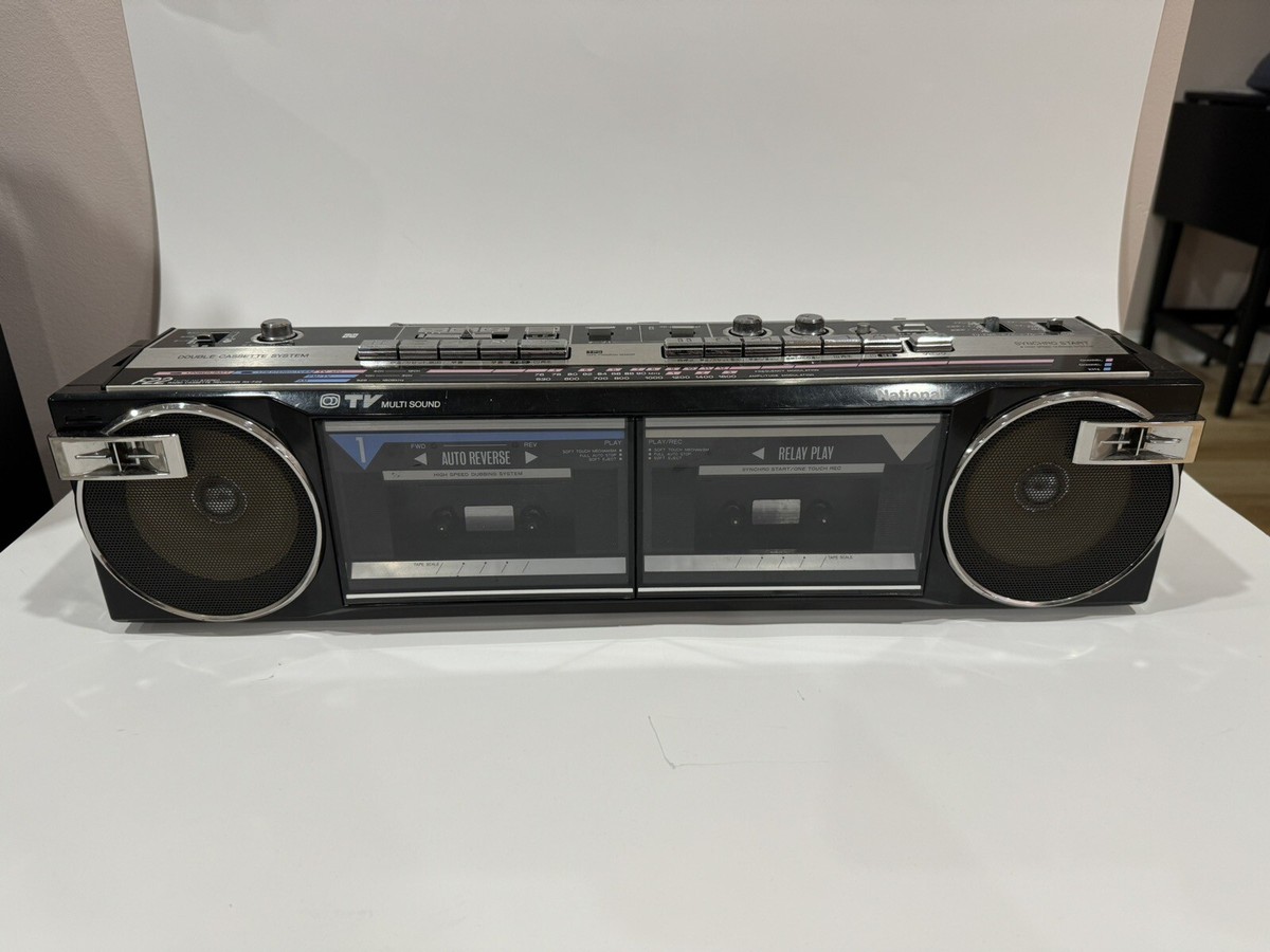 ダブルカセットプレーヤー ラジオ PANASONIC パナソニック RX-F22 ダブルカセットプレーヤー ラジオ PANASONIC パナソニック RX-F22