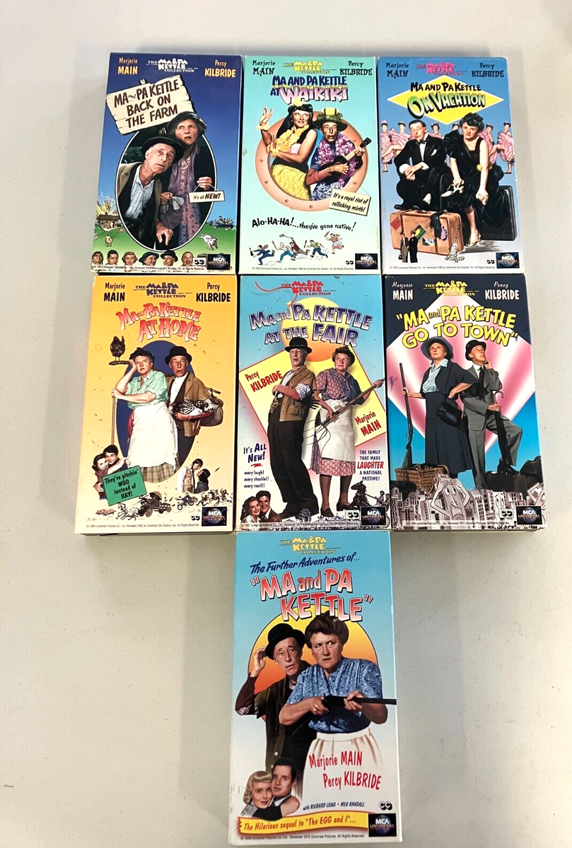 (未使用･未開封品)Ma &amp; Pa Kettle at  [VHS] Amazon.com: Back on the Farm : Ma & Pa Kettle: Movies & TV