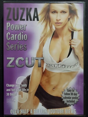 Zuzka Light Zcut Power Cardio Series Disc 3 (DVD, 2013) Workout Exercise NEW