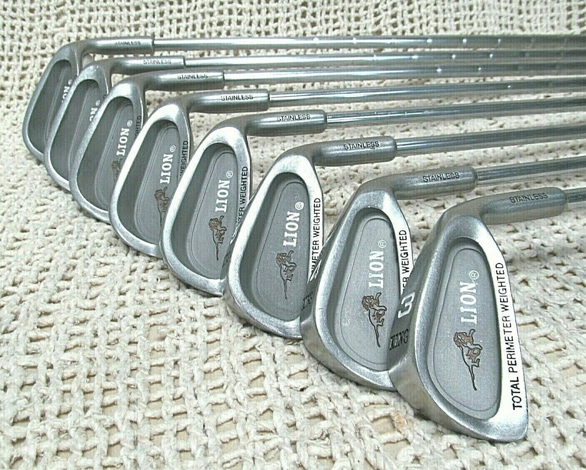 Lion King (3 thru PW) 8 Piece Iron Set RIGHT HANDED ~ Stiff Flex  display picture 1