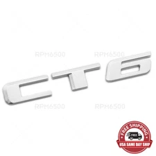 For Cadillac CT6 Rear Trunk Decklid Letter Badge Emblem Nameplate Sport Chrome