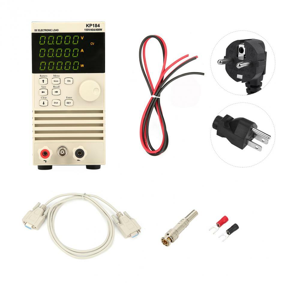 KP184 400W 40A 150V Programmable DC Electronic Load Tester Battery