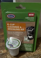 NEW Urnex K-Cup K Cup Descaler Descaling Cleaning Cleaner 2 Step Single Use