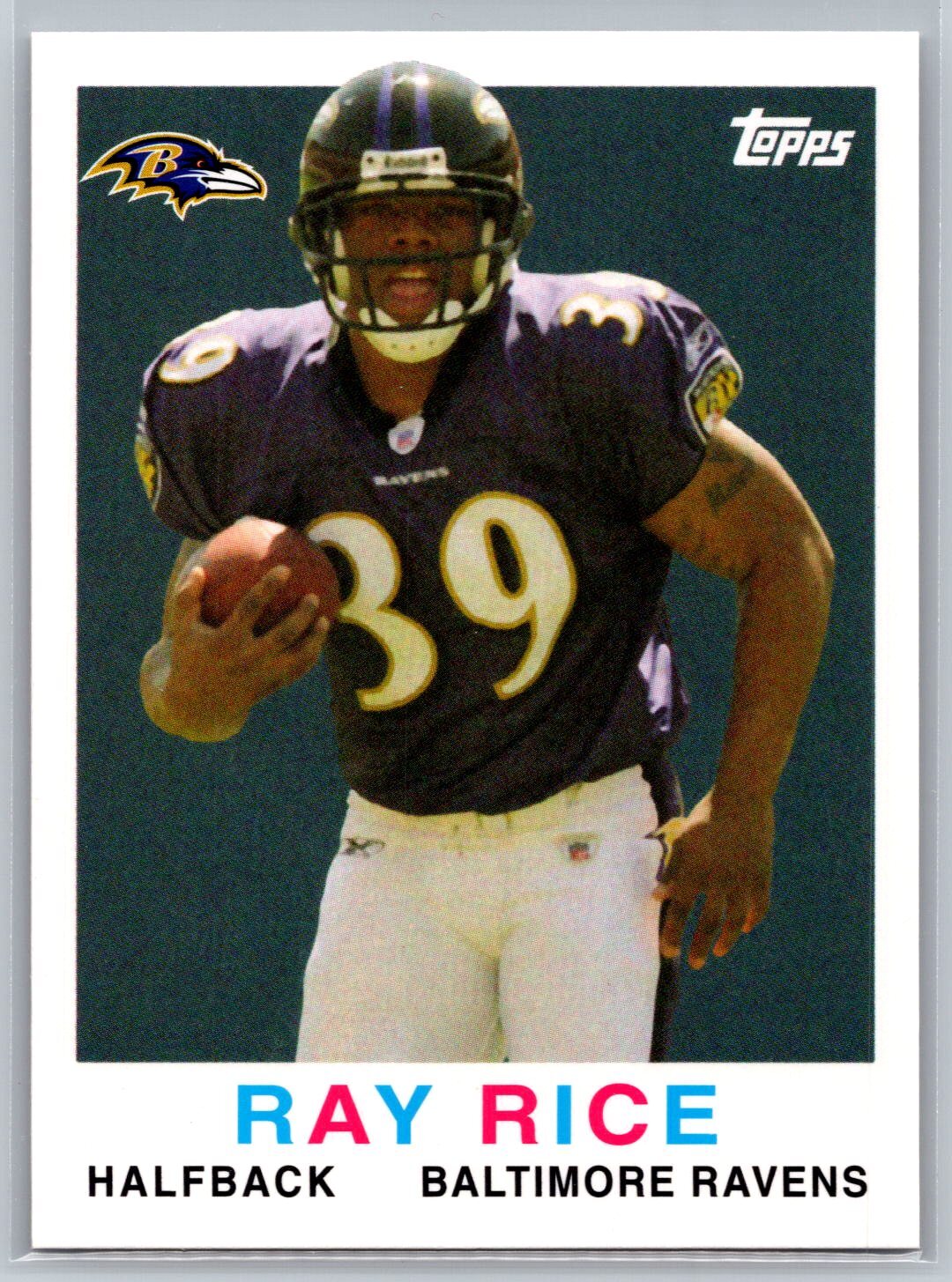 Ray Rice Topps Turn Back the Clock #25 Base