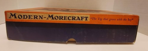 Vintage Metal Erector Set Modern Morecraft Construction Set Original Box Manual - Picture 4 of 15