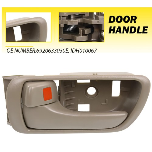Interior Door Handle Fit 02-06 Toyota Camry Japan or USA Built Front or LH Rear