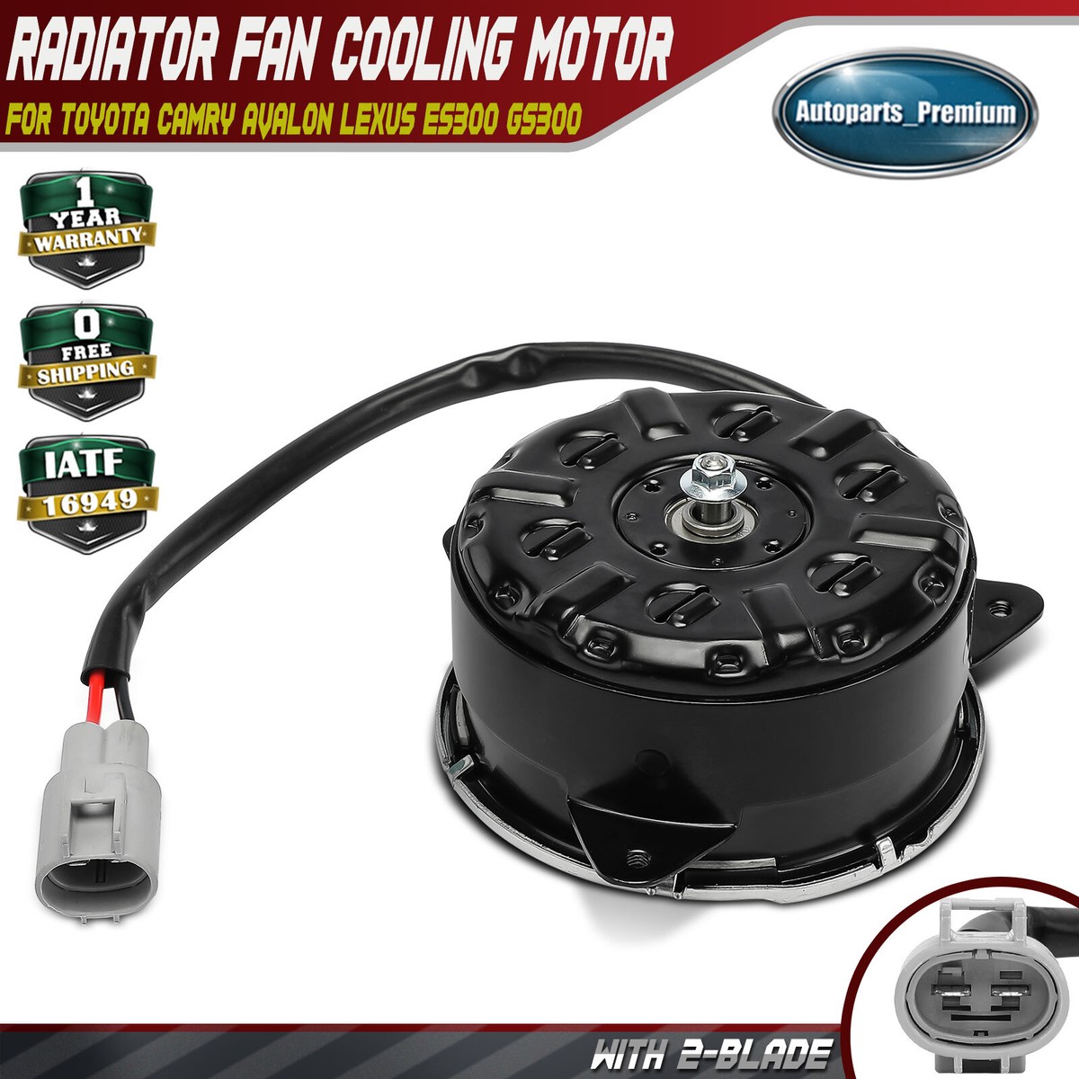 Radiator Fan Cooling Motor for Toyota Camry Avalon Lexus ES300