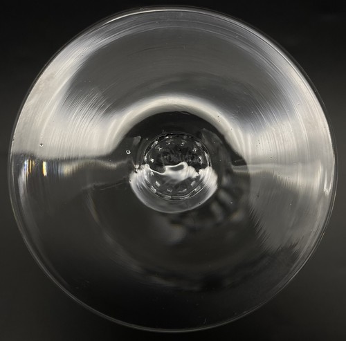 Fostoria Water Goblet - Shirley Pattern - Clear Glass - Elegant Vintage Stemware - Foto 2 di 2