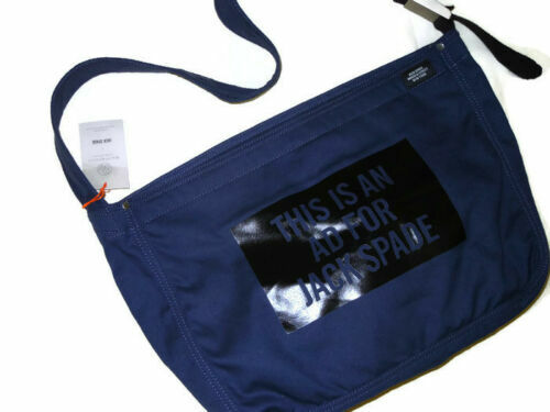 Jack Spade Greene St Medium Shoulder Messenger Bag Navy Blue Jack Spade Greene St Medium Shoulder Messenger Bag Navy Blue