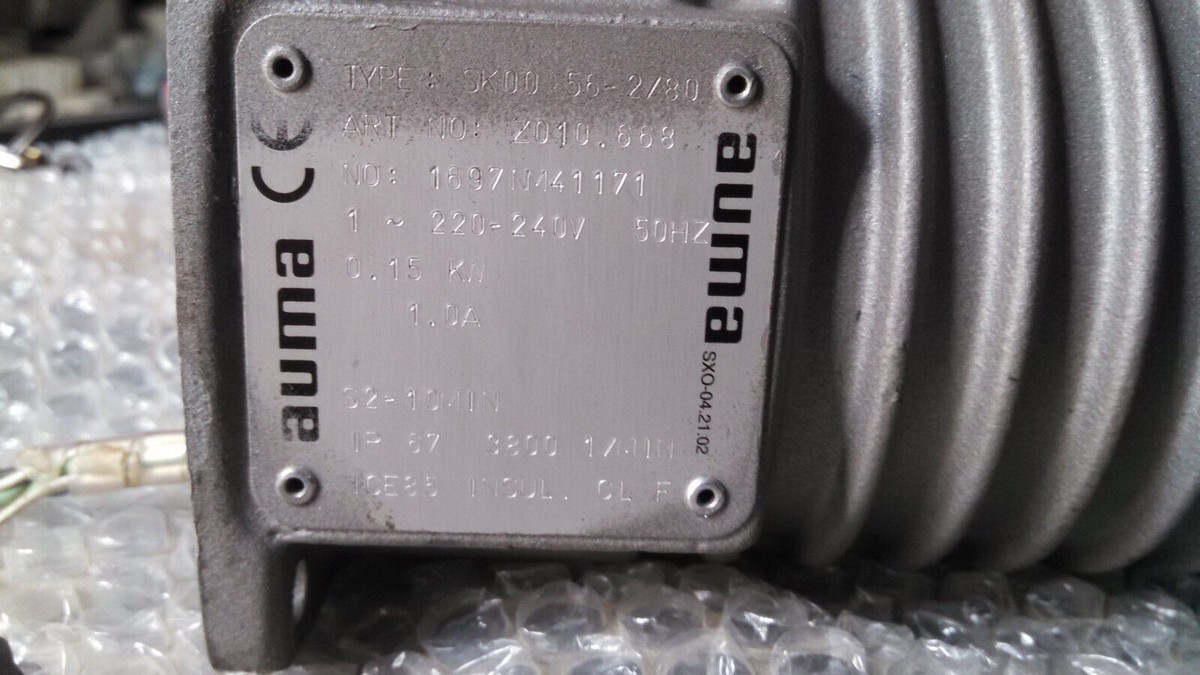 emachamu　0902 Auma Actuator Electric Motor SK00 56-2/80 220-240-VAC | eBay