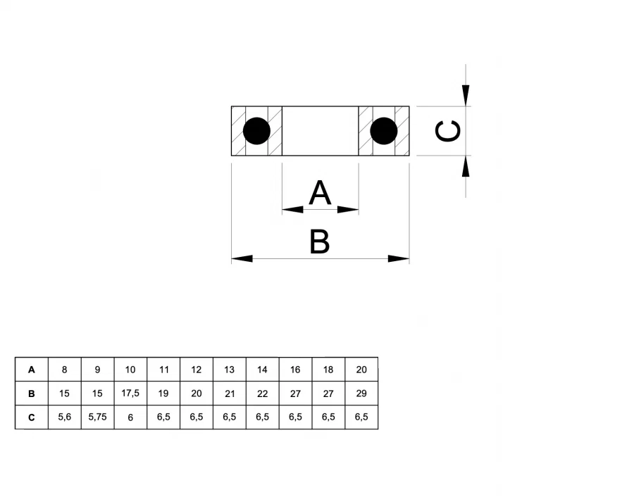 CUSCINETTI CUSCINETTO A SFERA REGGISPINTA PER CERNIERE CERNIERA CANCELLI - Immagine 2 di 2