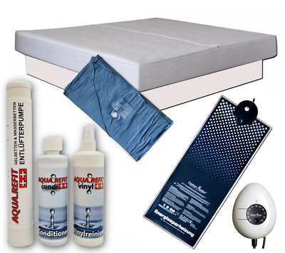 Wasserbett Komplett  MONO Softside TBD Carbon Heater Classic Starter Set Podest