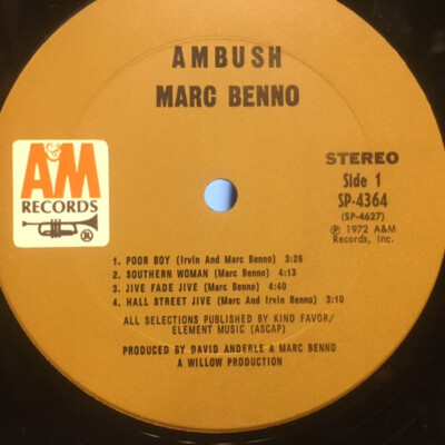 ポップス+ロック(洋楽) CD Marc Benno Ambush PROT1051 A&amp;M Records /00110 ポップス+ロック(洋楽) CD Marc Benno Ambush PROT1051 A&M