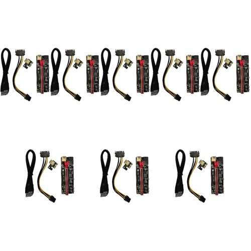 8 Sets PCIe -Grafikkartenverlängerungskabel PCI-Express-Erweiterungsadapter