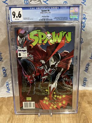 Spawn #8 CGC 9.6 White Pages Newsstand 1993 Todd McFarlane Comic