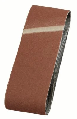 KWB Schleifbänder für Bandschleifer, 65 x 410 mm, Edelkorund, 3er Pack