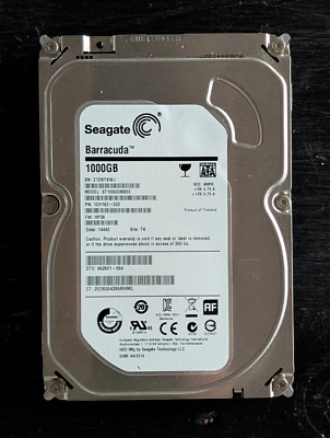 Seagate Barracuda 1TB SATA III 3.5'' Internal HDD (ST1000DM003)