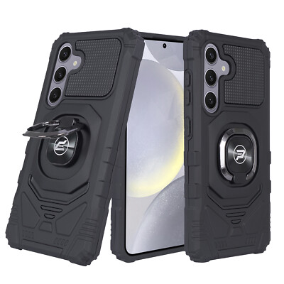 Ring Kickstand Magnetic Car Mount phone Case for Samsung Galaxy S24 PLUS phone