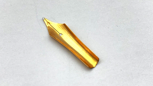VINTAGE BIG BEN NO 1 FOUNTAIN PEN NIB ONLY SEMI FLEXIBLE 14K MEDIUM NIB DENMARK - Foto 2 di 5