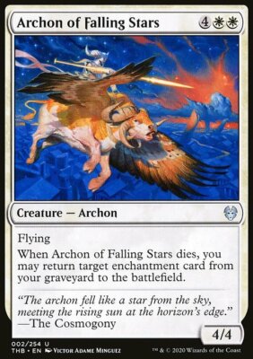Magic the Gathering MTG Archon of Falling Stars (2) Theros Beyond Death   LP