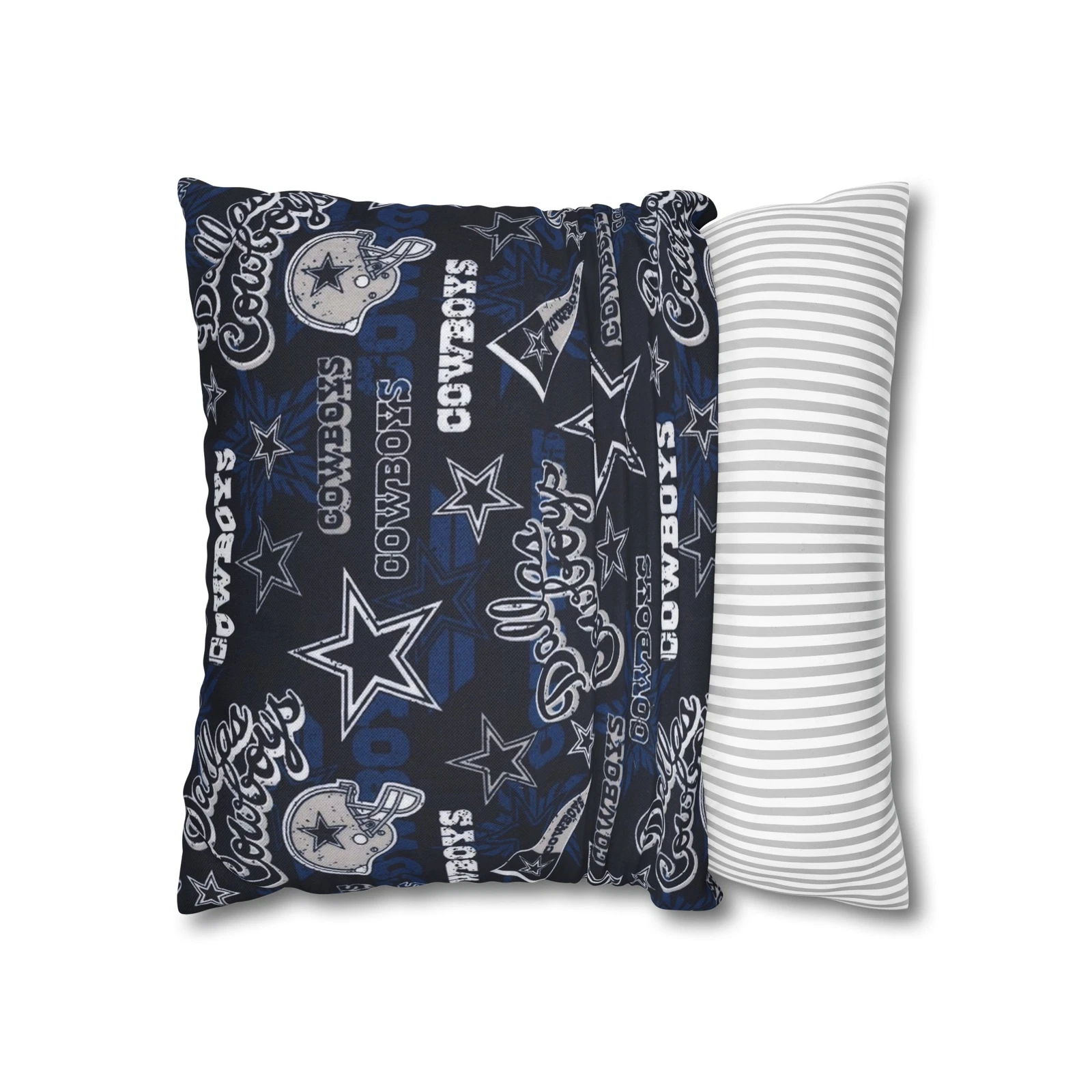 Dallas Cowboys Spun Throw Pillowcase