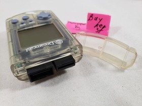 Official SEGA Dreamcast SEAMAN white clear VMU HKT-7000 with batteries Sea man