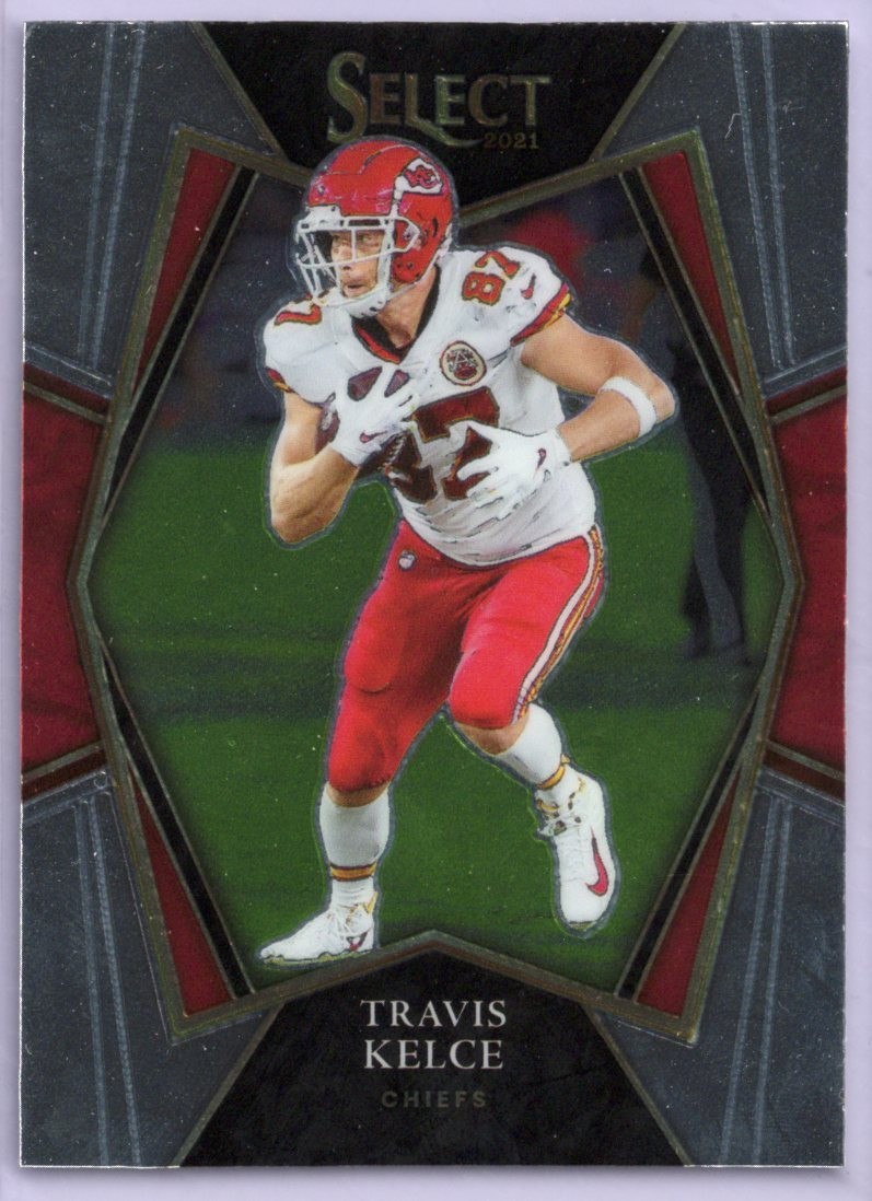 Travis Kelce Kansas City Chiefs 2021 Panini Select Premier Level  #118
