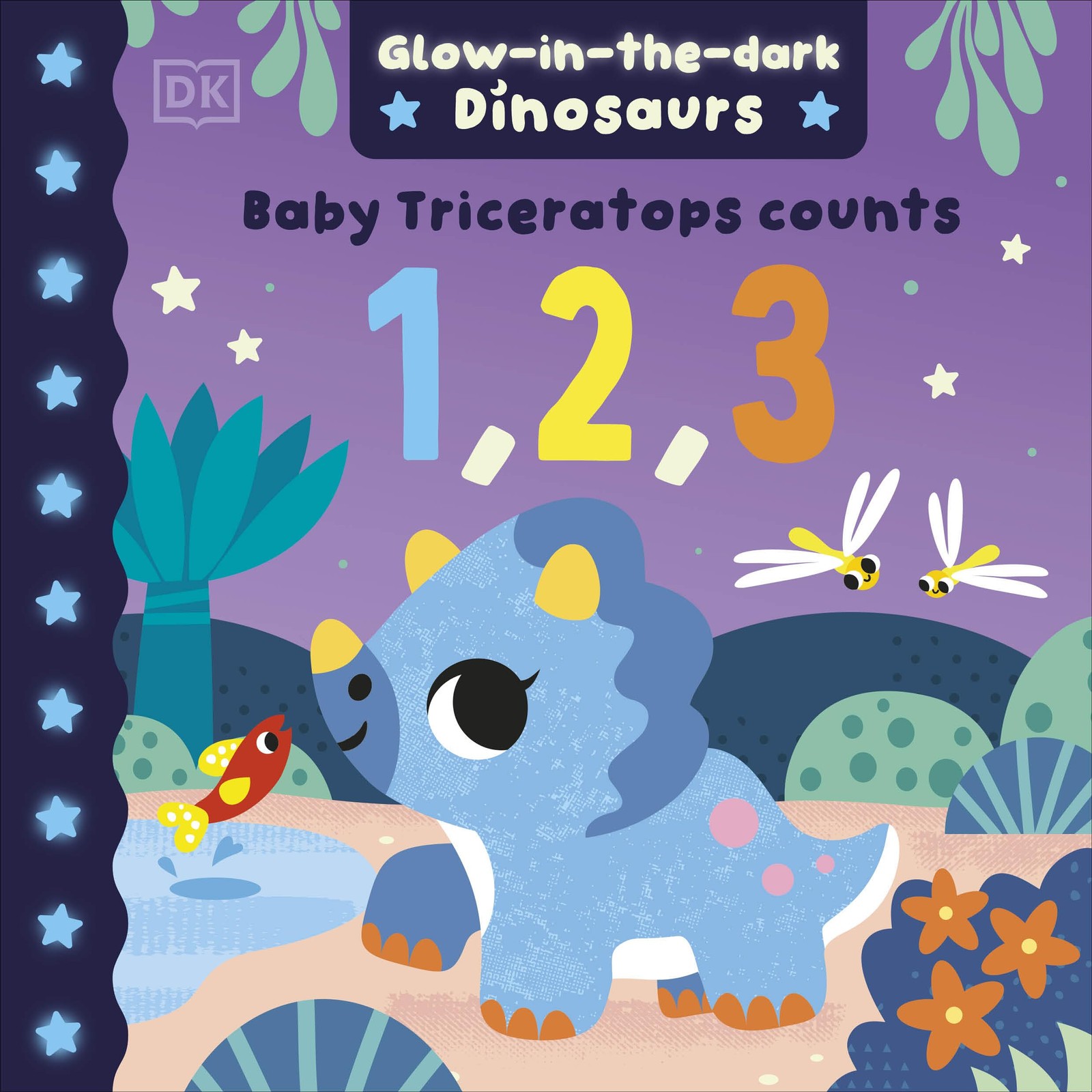 Baby Triceratops Counts 1, 2, 3 (Glow-in-the-dark Dinosaurs) - Image 6