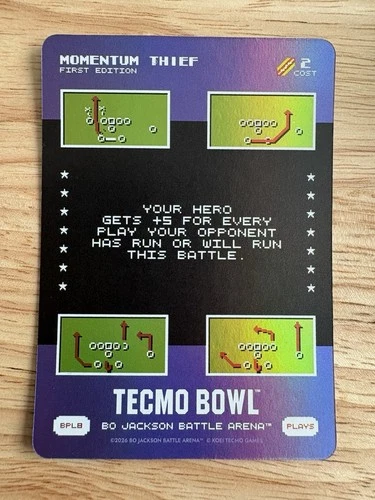 2026 Bo Jackson Battle Arena TECMO Bowl - Momentum Thief - #BPL8
