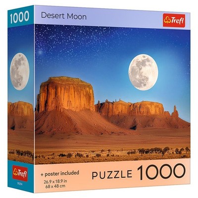 TRE99294 Trefl USA Puzzle: Desert Moon 1000 Piece (Trefl Red)