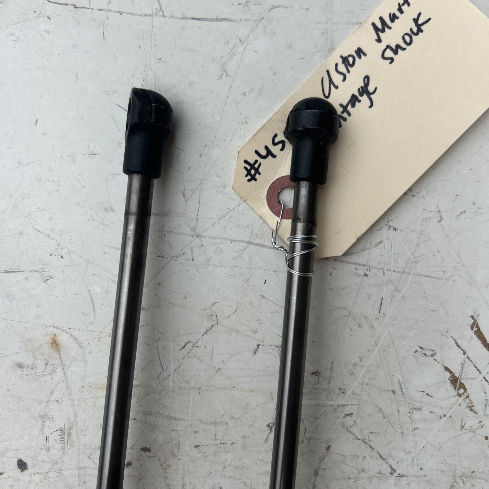 2009 Aston Martin Vantage Front Hood Shock Support Lift Cylinder Gas Spring Set