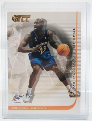 Topps TCC ''2002 Playoff Hopeful'' Michael Jordan Washington Wizards #100