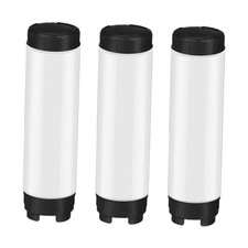 Lot de 3 flacons à sauce à double tête pour vinaigrette