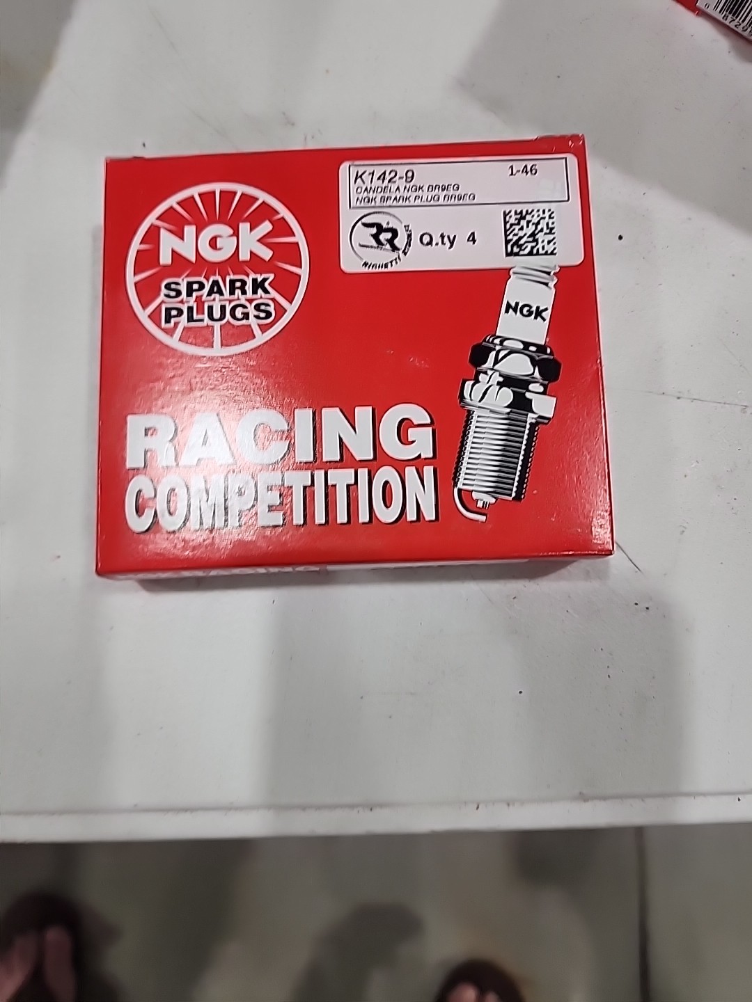 Pack Of 4 NGK Racing Competition BR9EG Spark Plugs