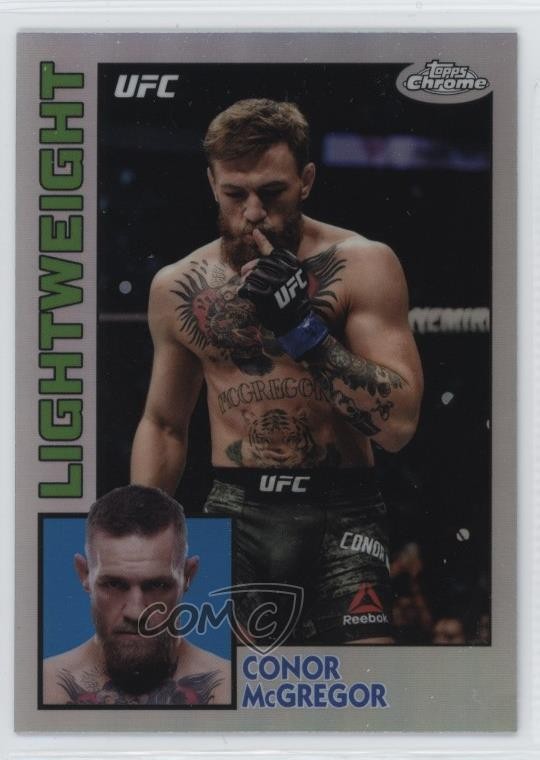2019 Topps Chrome UFC 1984 Topps Conor McGregor #84T-CM 0jk5