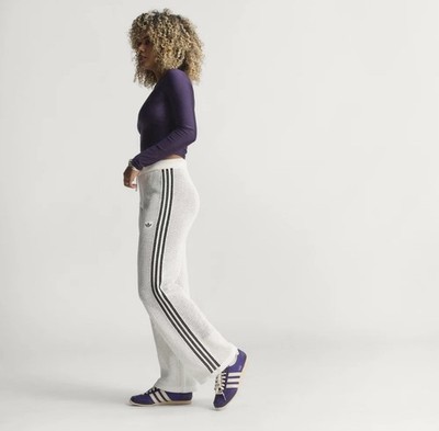 Adidas Firebird Crochet Track Pant Off-White Black |KC6493