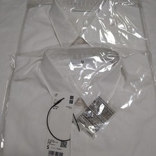 Uniqlo +J Men’s White Long Sleeve Shirt Set S Size 2 Pieces Unused