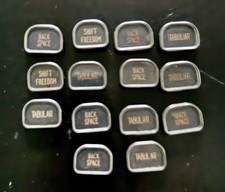 ONE Vintage Metal Typewriter Key Large Function Tombstone  Crafts Jewelry ONE thumbnail