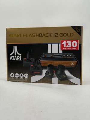 Atari Flashback 12 Gold (2023) Video Game System Black - Open Box
