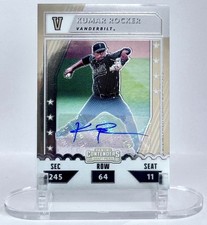 Kumar Rocker Auto /99 College Ticket 2021 Panini Elite Extra Contenders Optic