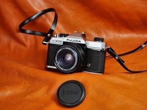 #4319 Fujica ST605 + Vivitar 28mm F2.8 Lens 35mm SLR Film Camera