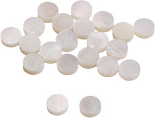 White Mother of Pearl Shell Dot Fret Inlay Maker 6Mm for Guitar Fingerboard Pac
